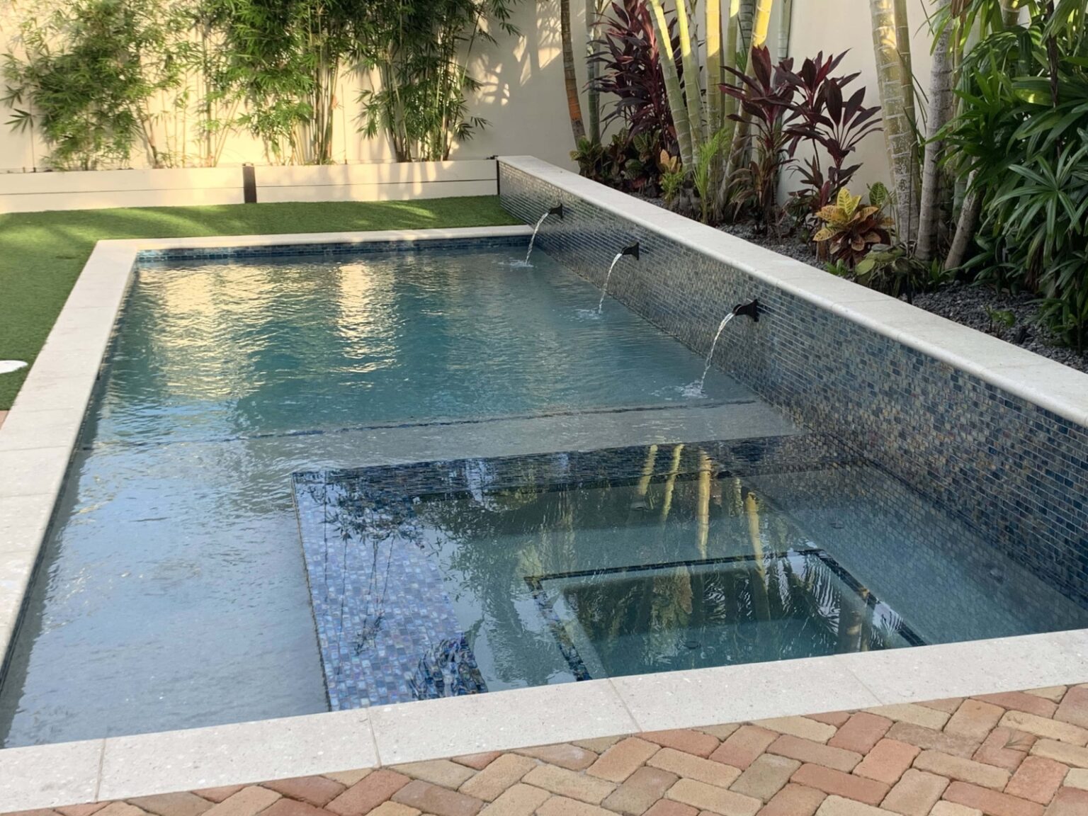 Swimming pool project by Curtis Pools