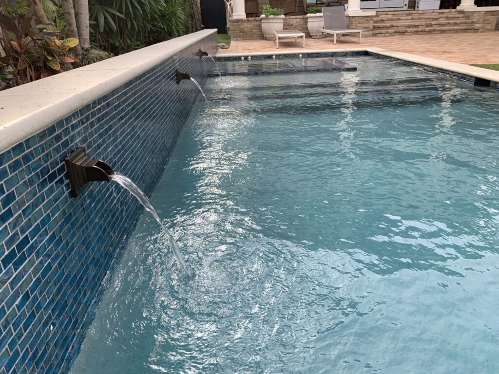 Swimming pool project by Curtis Pools