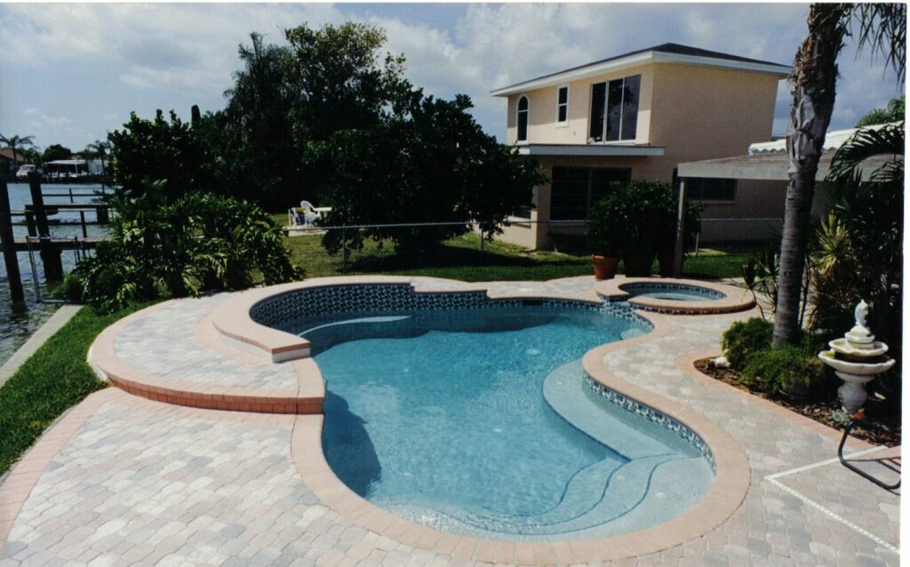 Swimming pool project by Curtis Pools