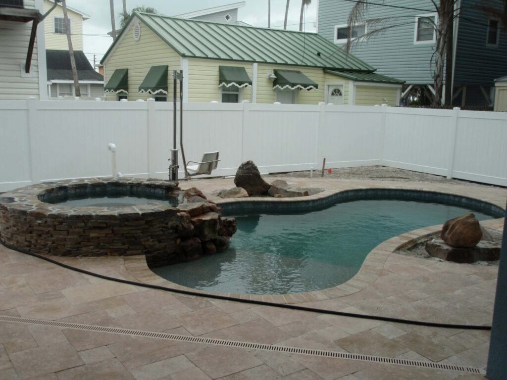 Swimming pool project by Curtis Pools