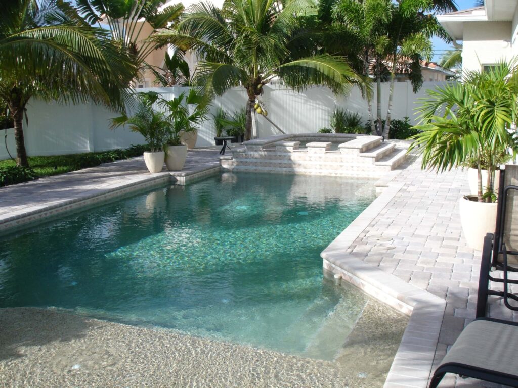 Swimming pool project by Curtis Pools