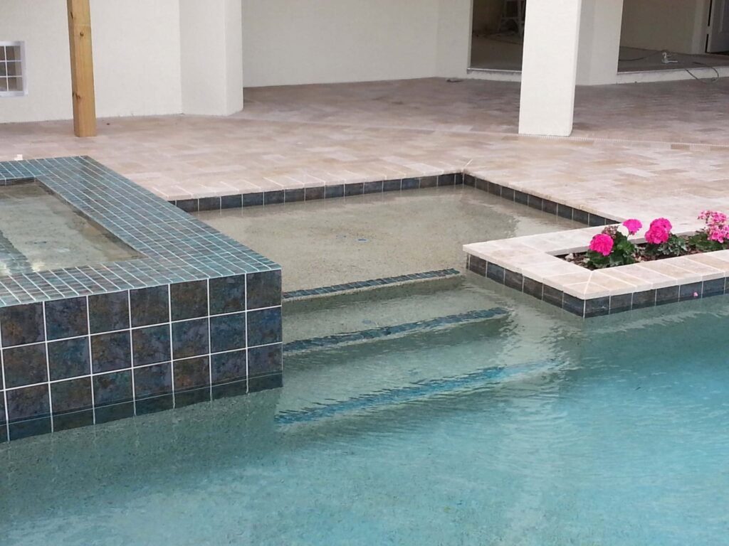 Swimming pool project by Curtis Pools