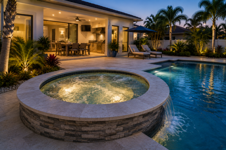 Swimming pool project by Curtis Pools