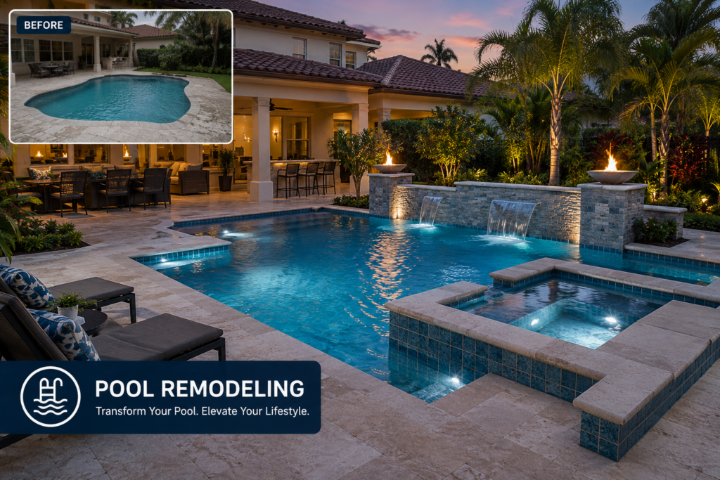 Swimming pool project by Curtis Pools