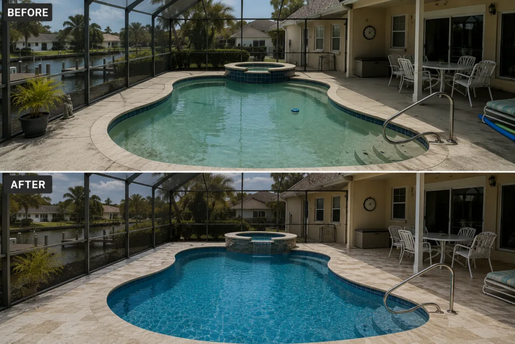Swimming pool project by Curtis Pools
