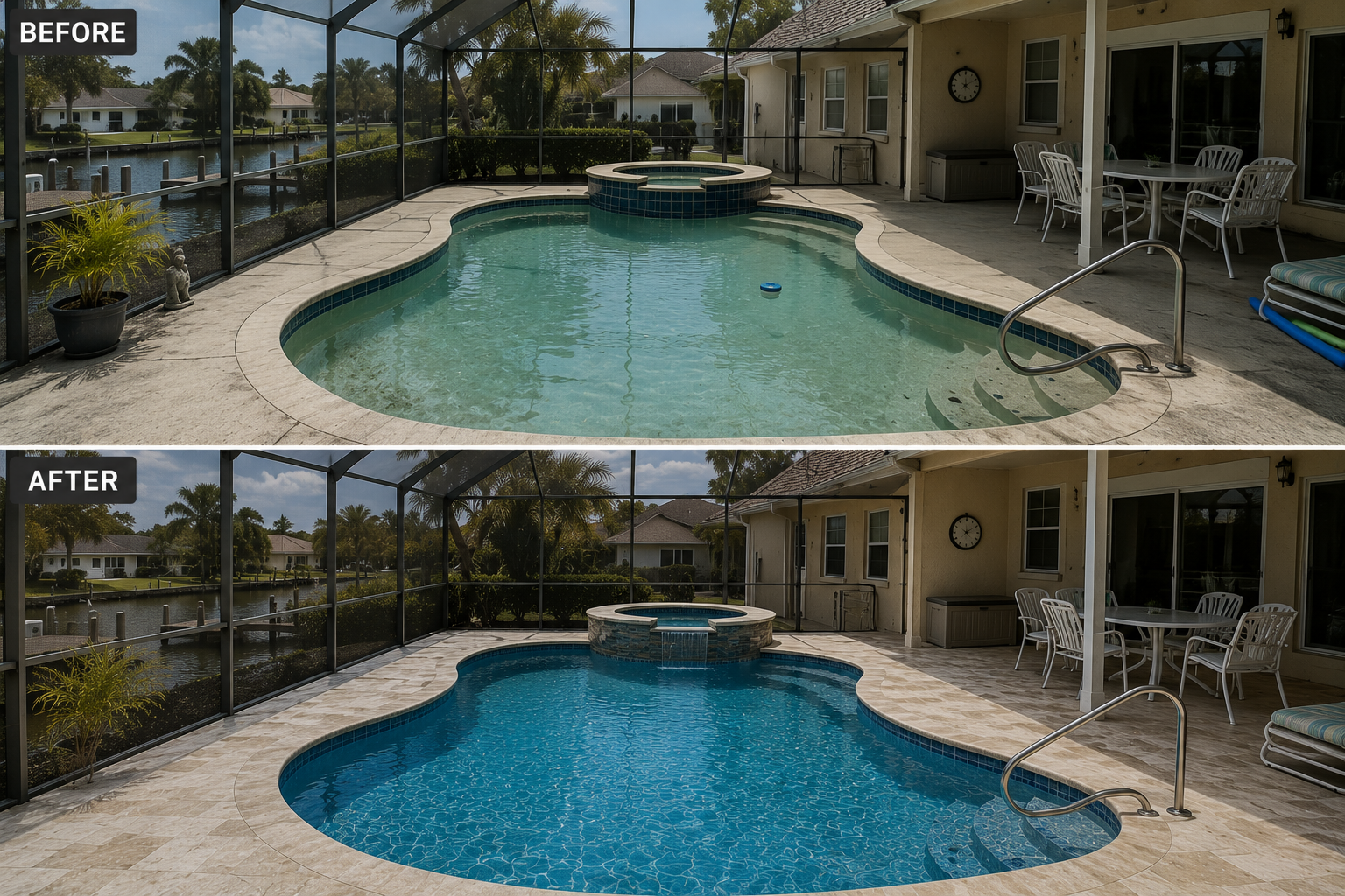 Swimming pool project by Curtis Pools
