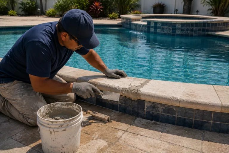 Swimming pool project by Curtis Pools