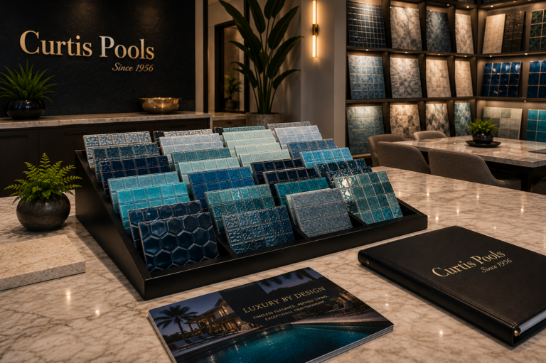Swimming pool project by Curtis Pools