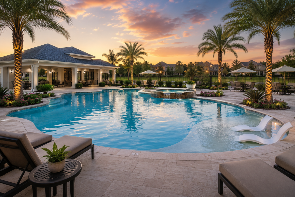 Swimming pool project by Curtis Pools