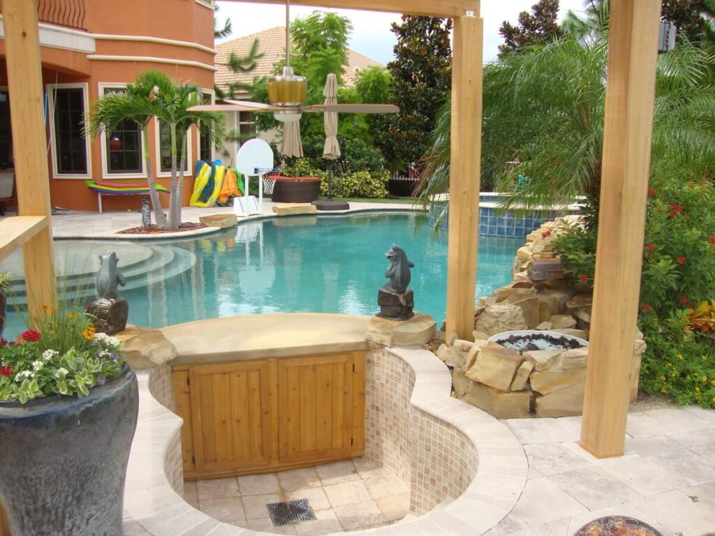 Swimming pool project by Curtis Pools