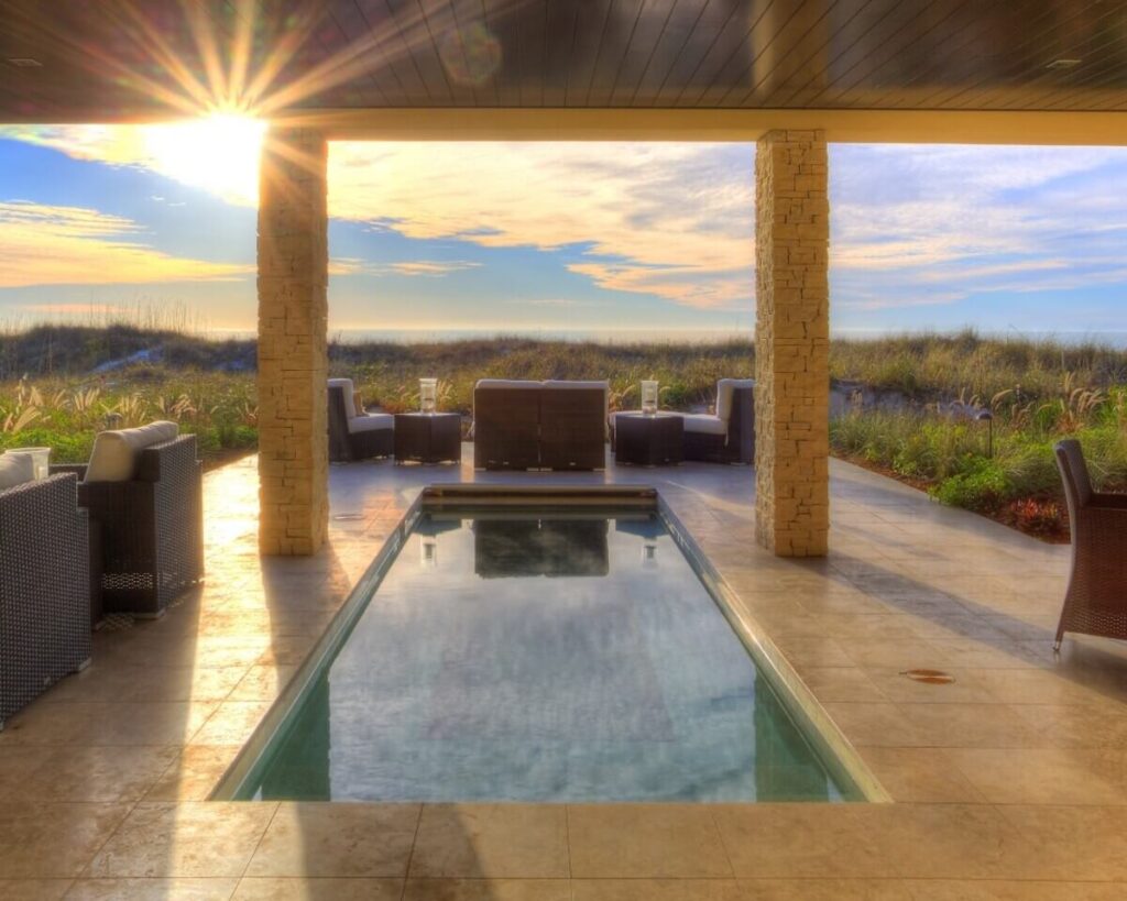 Swimming pool project by Curtis Pools