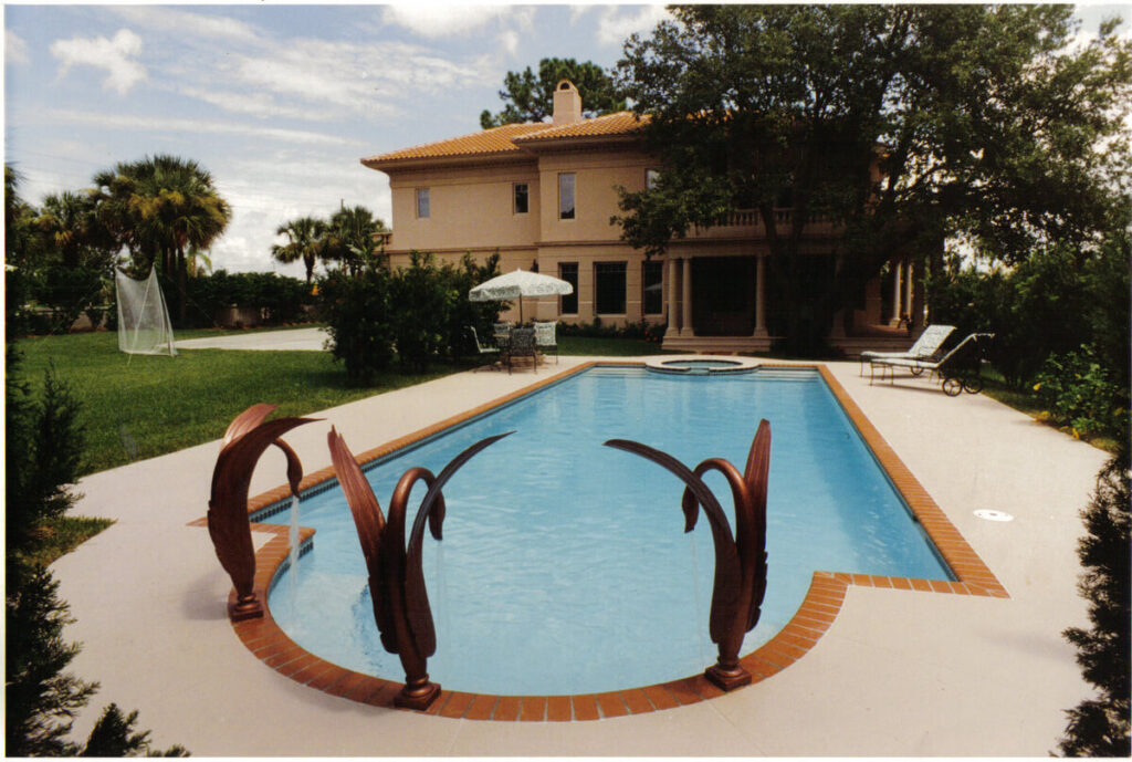 Swimming pool project by Curtis Pools