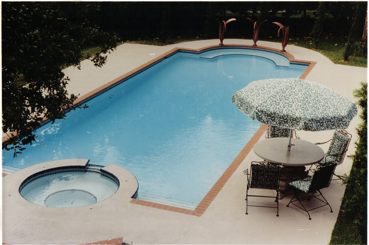 Swimming pool project by Curtis Pools