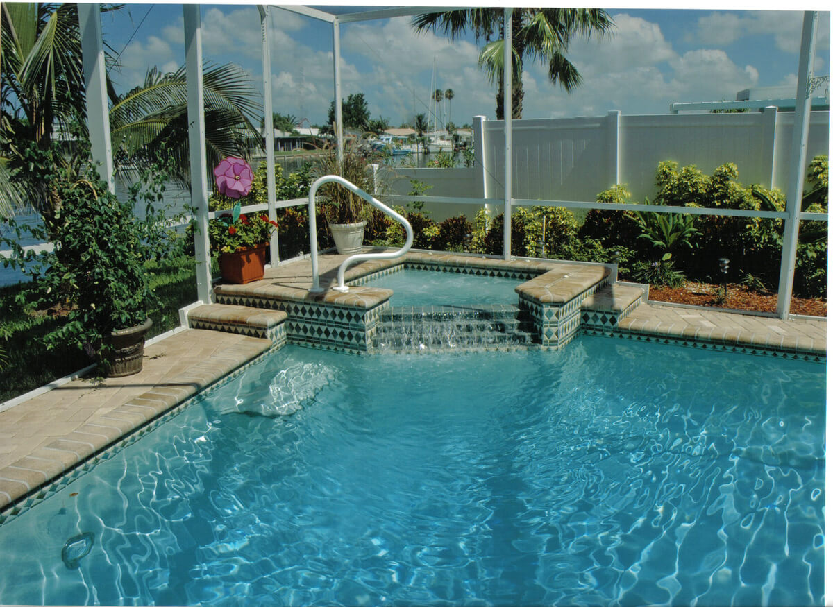 Swimming pool project by Curtis Pools