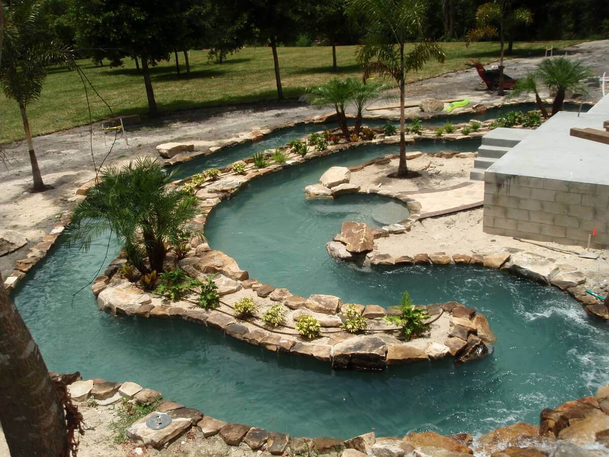 Swimming pool project by Curtis Pools