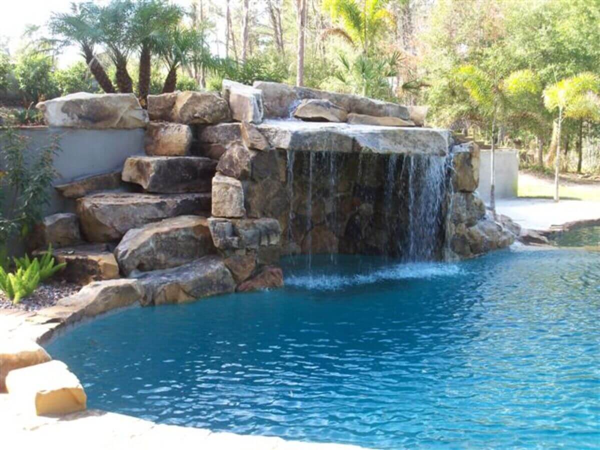Swimming pool project by Curtis Pools