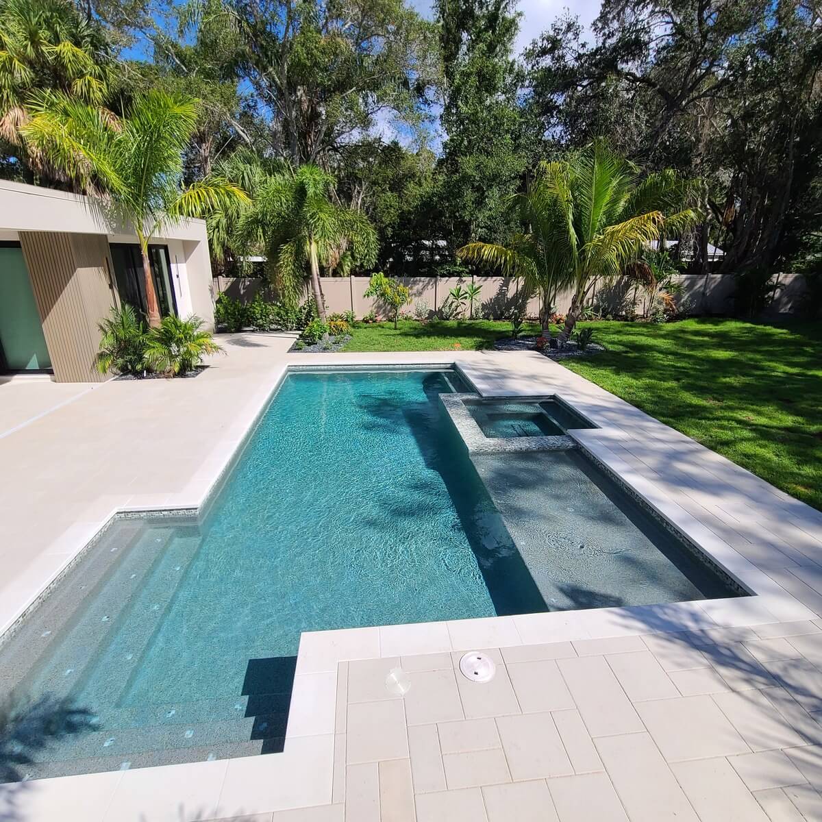 Swimming pool project by Curtis Pools