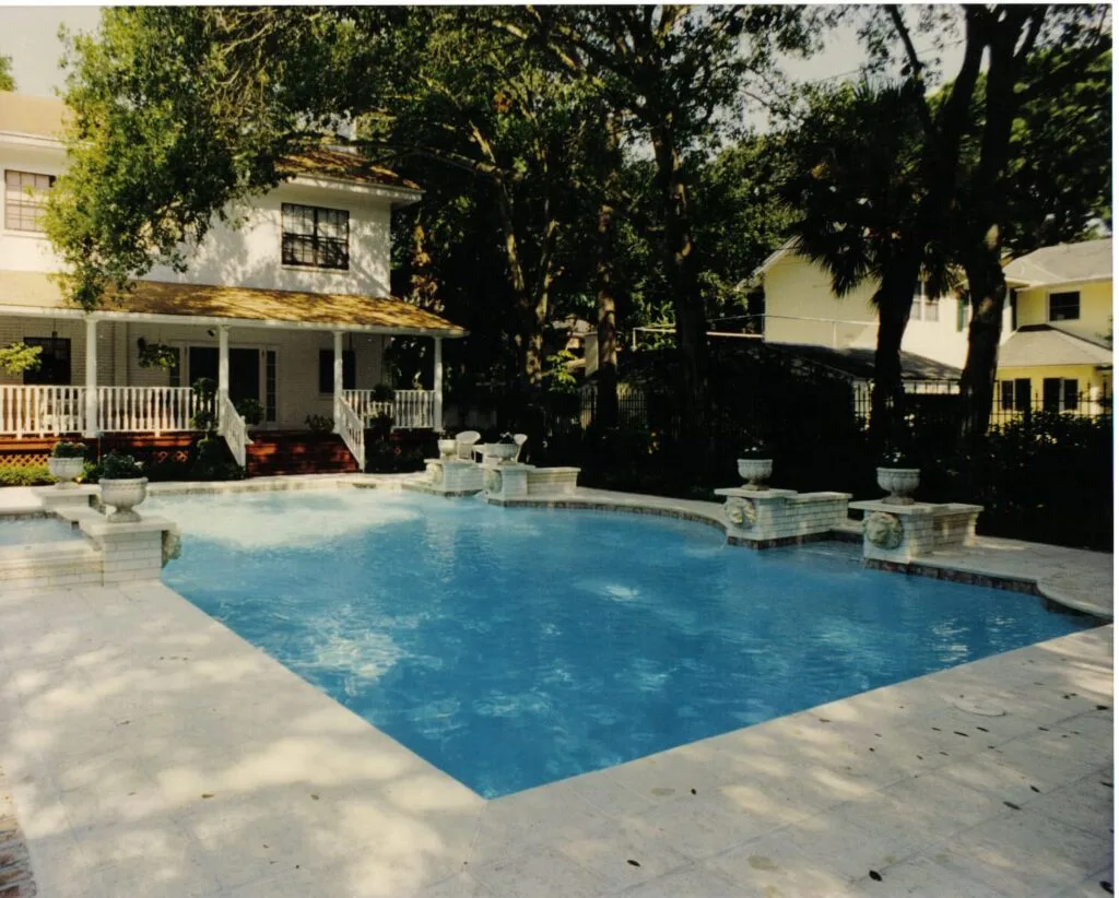 Swimming pool project by Curtis Pools