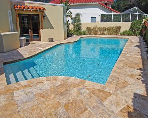 custom-shaped swimming pool in Sand Key